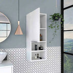 Meuble-lavabo Hazelton, salle de bain, finition chêne fumé, haute qualité et durable