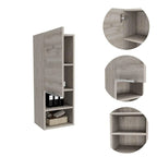 Meuble-lavabo Hazelton, salle de bain, finition chêne fumé, haute qualité et durable