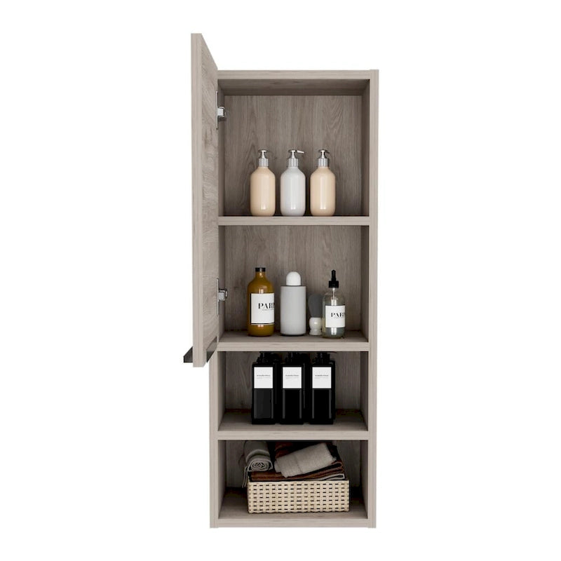 Meuble-lavabo Hazelton, salle de bain, finition chêne fumé, haute qualité et durable