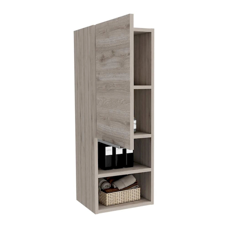 Meuble-lavabo Hazelton, salle de bain, finition chêne fumé, haute qualité et durable