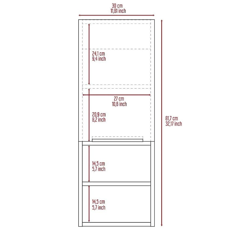 Meuble-lavabo Hazelton, salle de bain, finition chêne fumé, haute qualité et durable