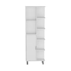 Meuble de salle de bain haut Crovie Linen de 63 pouces, rangement pour linge de maison
