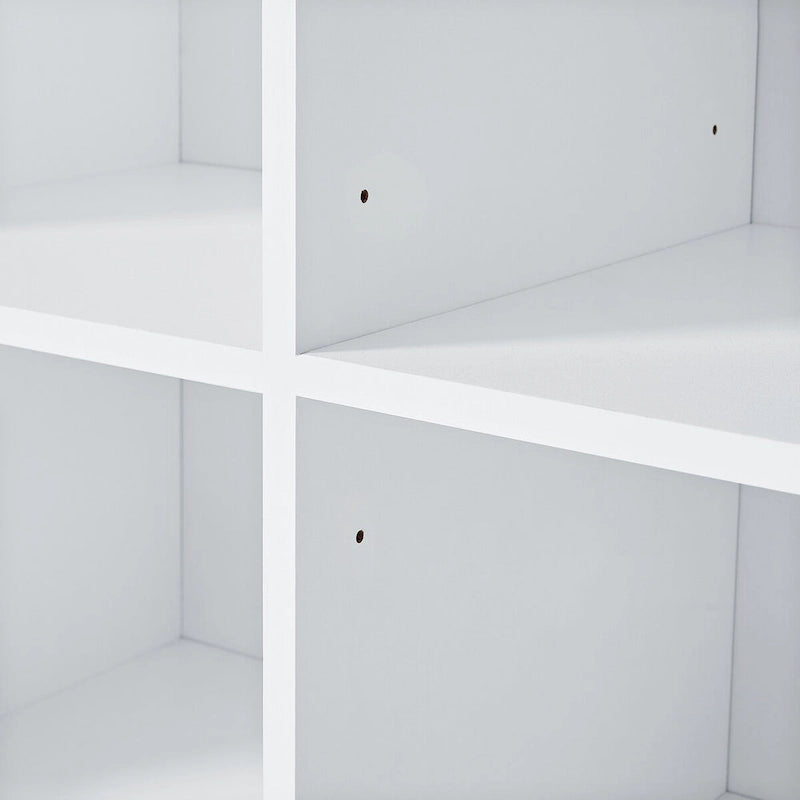 Meuble de rangement de salle de bain avec portes et tiroirs, multiples espaces de rangement, style autoportant, étagère ouverte, étagère réglable, blanc