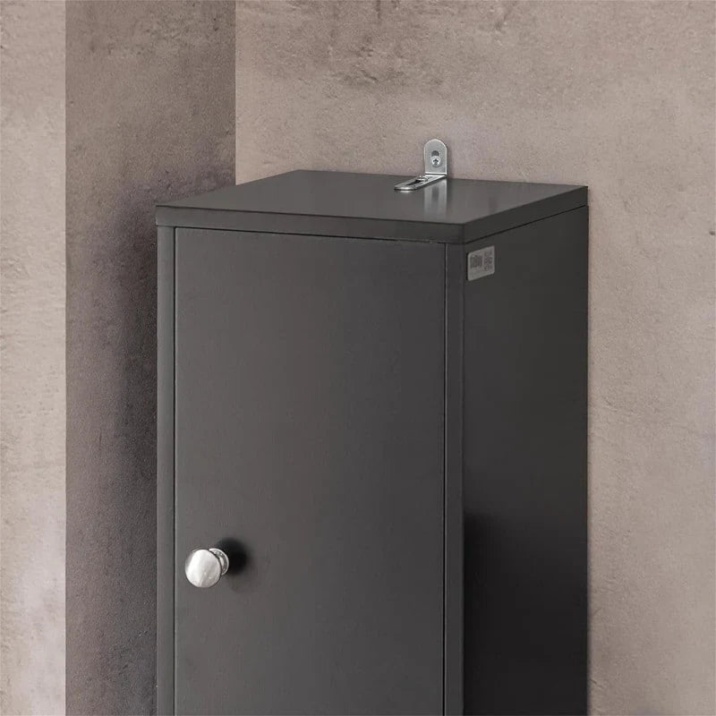 Meuble haut de salle de bain noir - 7,87P x 7,87L x 70,87H
