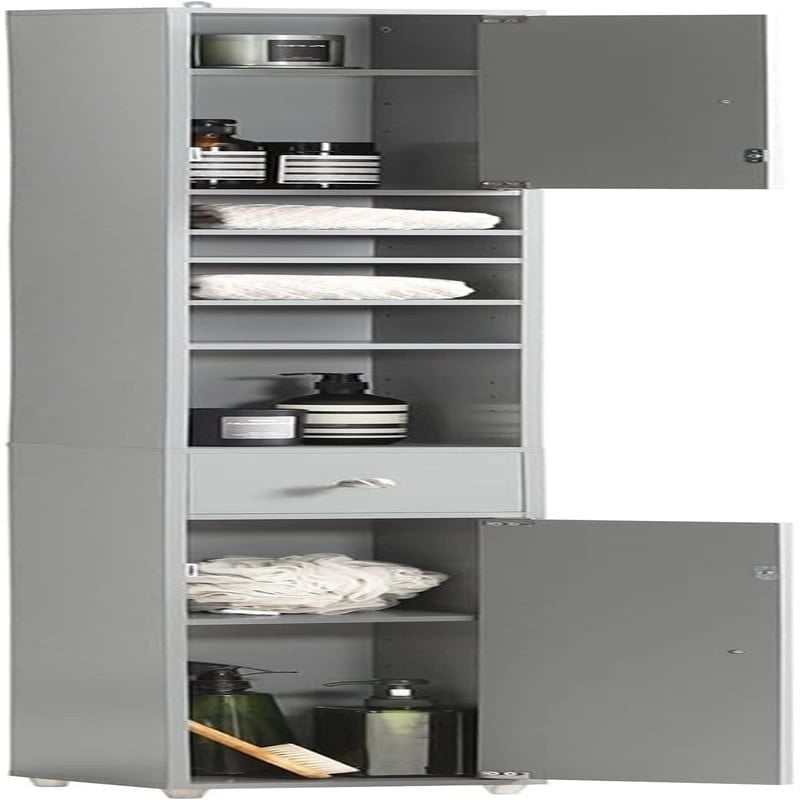 Meuble haut de salle de bain noir - 7,87P x 7,87L x 70,87H