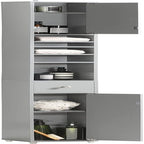 Meuble haut de salle de bain noir - 7,87P x 7,87L x 70,87H