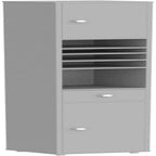 Meuble haut de salle de bain noir - 7,87P x 7,87L x 70,87H