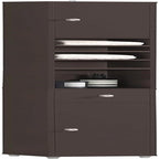Meuble haut de salle de bain noir - 7,87P x 7,87L x 70,87H