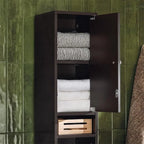 Meuble haut de salle de bain noir - 7,87P x 7,87L x 70,87H