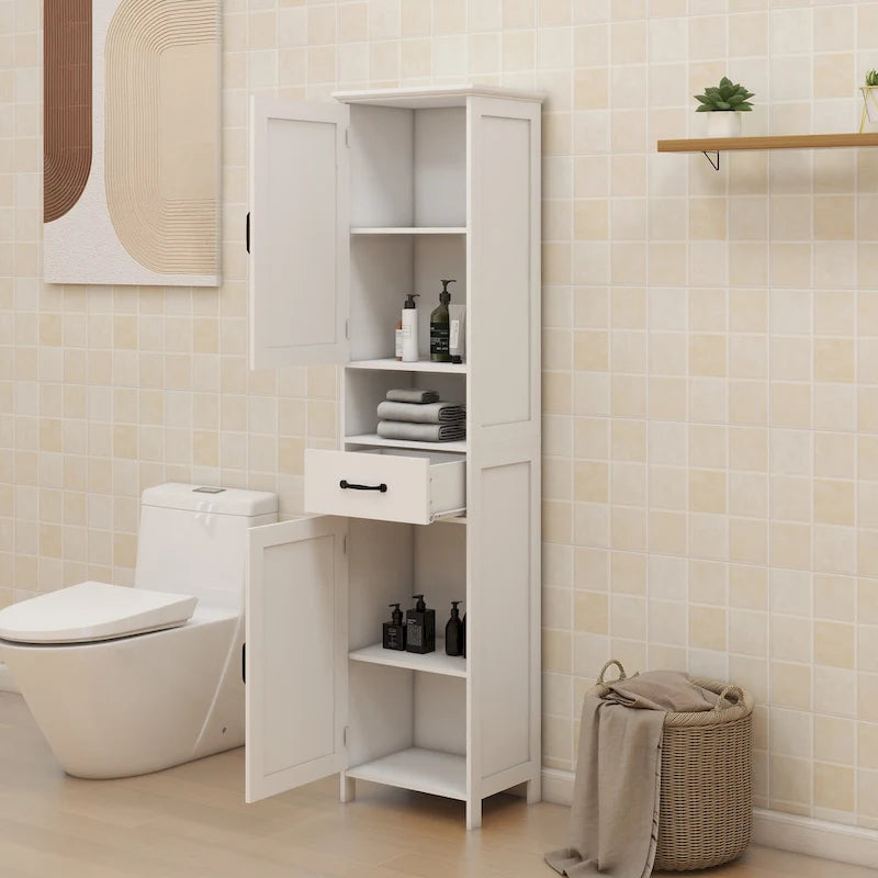 Meuble bas à double porte, hauteur étroite, peu profond