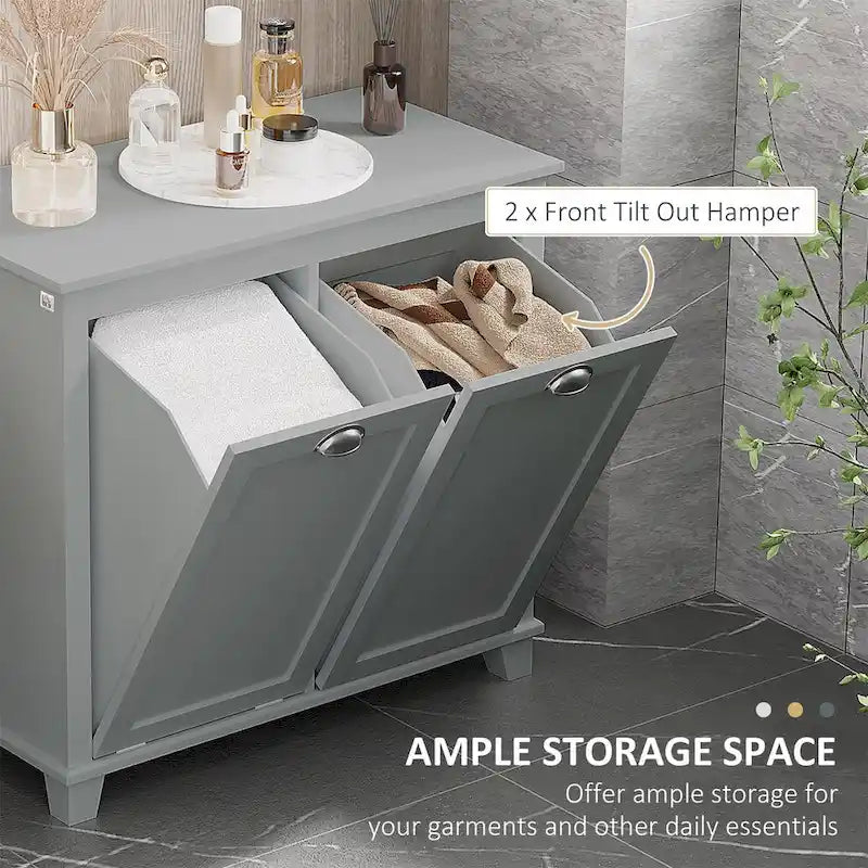 Meuble de tri de linge basculant