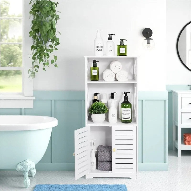 Meuble de rangement de salle de bain - 21,8P x 29,9L x 74,9H cm