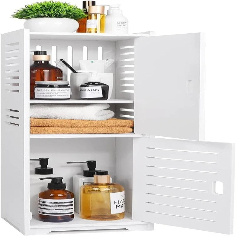 Petits meubles de salle de bain étanches sur pied - 8,7P x 8,7L x 29,5H