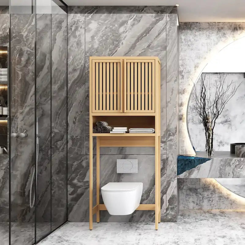 Étagère de rangement pour toilettes
