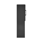 Meuble haut de salle de bain Annecy, 15 L x 46 H x 12 P, noir fantôme