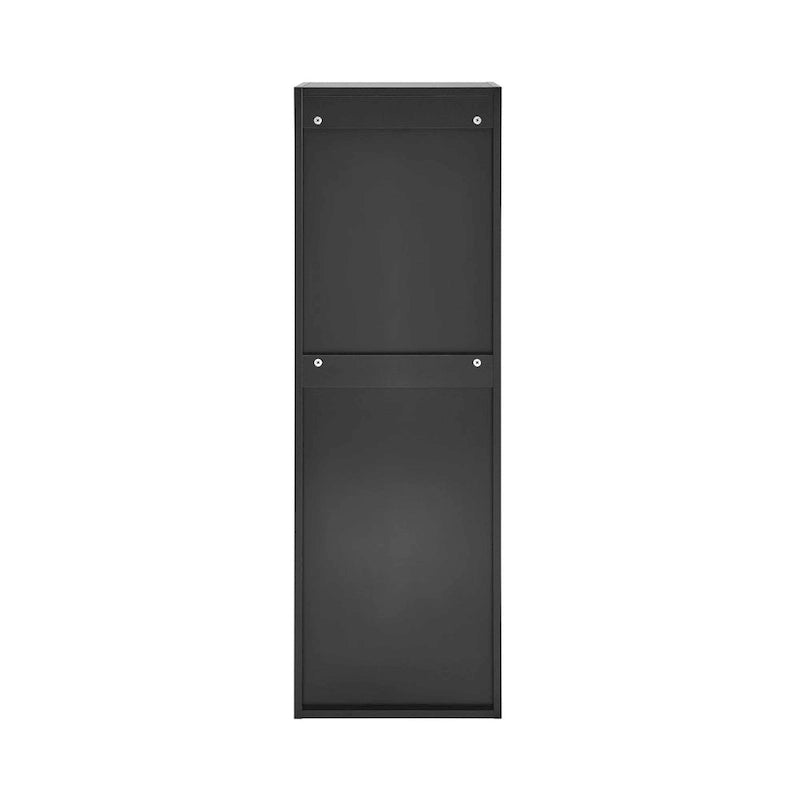 Meuble haut de salle de bain Annecy, 15 L x 46 H x 12 P, noir fantôme