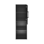 Meuble haut de salle de bain Annecy, 15 L x 46 H x 12 P, noir fantôme