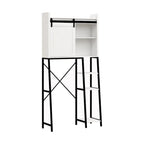 Meuble de rangement pour toilettes, étagères de salle de bain au-dessus des toilettes – 32,48L * 11,81W * 64,56H