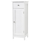 Bathroom Floor Cabinet Storage Organizer Set - 11.8D x 12.6W x 34.3H