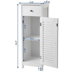 Ensemble de Meubles de Rangement pour Salle de Bain - 30P x 32l x 87H cm