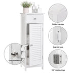 Ensemble de Meubles de Rangement pour Salle de Bain - 30P x 32l x 87H cm