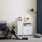 Ensemble de Meubles de Rangement pour Salle de Bain - 30P x 32l x 87H cm