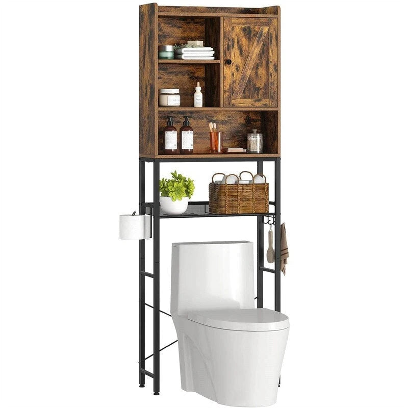 Over the Toilet Storage Cabinet - 9.5D x 23.6W x 73.2H