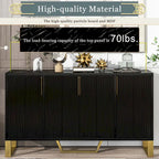 Buffet moderne avec étagères réglables pour cuisine