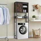 Meuble de rangement WC avec porte coulissante