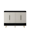 Meuble à chaussures avec 4 portes Grand organisateur de rangement à chaussures moderne avec étagères réglables pour armoire à chaussures d'entrée