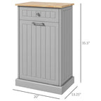 Meuble de cuisine avec poubelle basculante