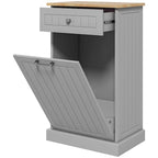 Meuble de cuisine avec poubelle basculante