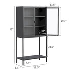 Armoire de rangement métallique robuste 59H