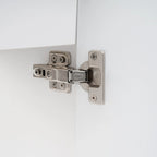 Meuble-lavabo de salle de bain avec étagère à deux niveaux