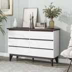White Bathroom Storage Cabinet, Floor Cabinet with Adjustable Shelf and Drawers