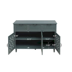 Armoire 3 portes 3 tiroirs, meuble américain, convient pour chambre, salon, bureau