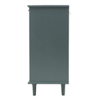 Armoire 3 portes 3 tiroirs, meuble américain, convient pour chambre, salon, bureau