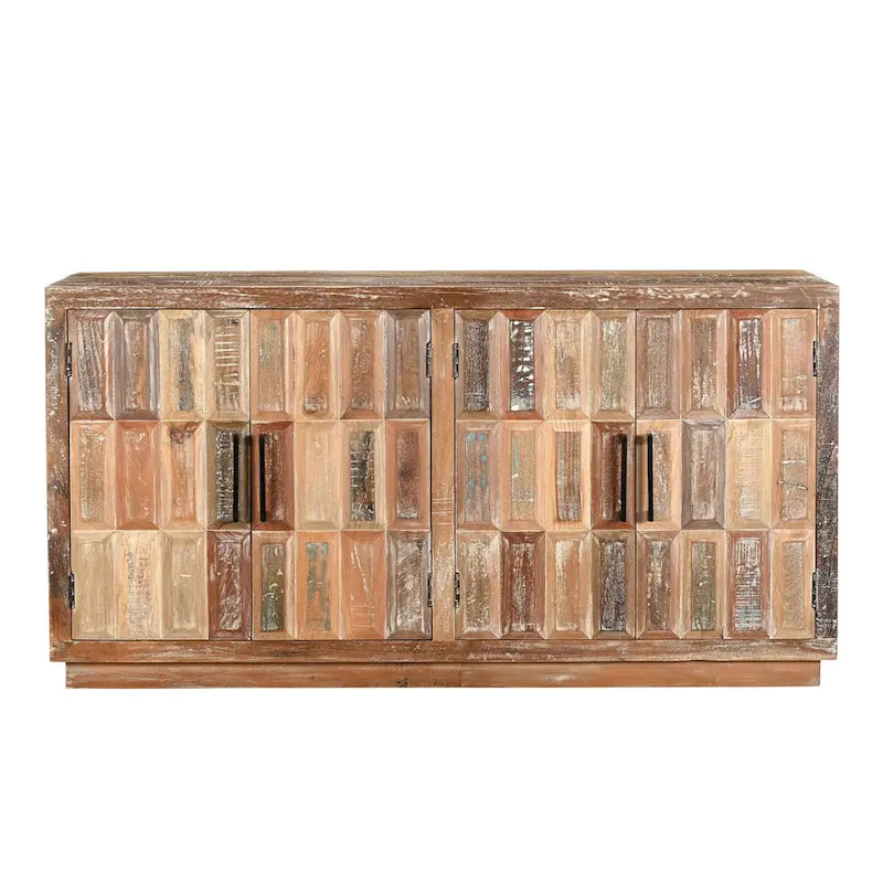 Buffet en bois massif 4 portes Milton