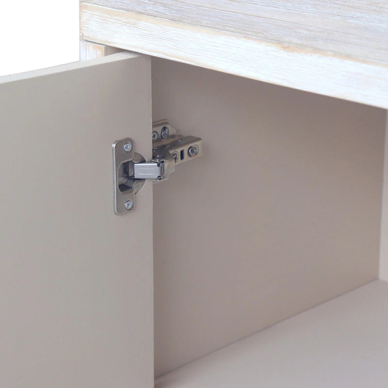 Buffet en bois de style Ferme, 4 portes, pour Salon