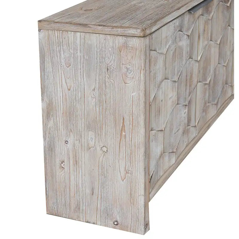 Buffet en bois de style Ferme, 4 portes, pour Salon