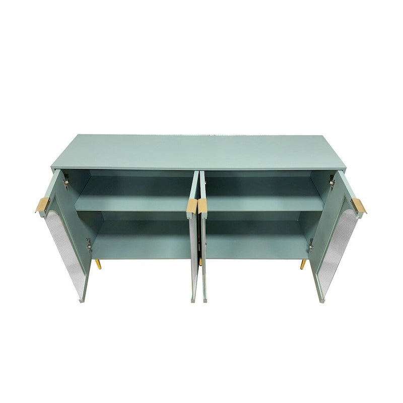 Meuble d'appoint en bois laqué, buffet de salle à manger
