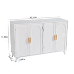 Buffet 4 portes avec étagères réglables