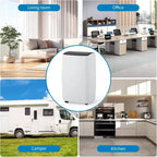 Climatiseur portable 12 000 BTU pour 51 m² – Unité de climatisation 3 en 1 avec modes Refroidissement/Déshumidificateur/Ventilateur