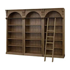 94 Bibliothèque murale haute traditionnelle, collection Stratton Marron - Martin Furniture