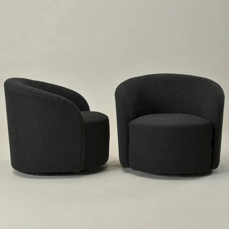 Fauteuil pivotant rembourré KINWELL de 86 cm de large (lot de 2)