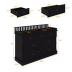 Commode à langer polyvalente Famapy : Conception convertible, tiroirs spacieux, évolutive avec votre tout-petit