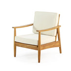 Ensemble de conversation d'extérieur 4 places en bois d'acacia Willowbrook par Christopher Knight Home
