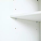Garde-manger de cuisine autoportant Whisen de 180 cm de haut, grand buffet de salle à manger avec 4 portes pliantes, étagères, porte-bouteilles