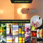 Mini-réfrigérateur de 127 litres avec congélateur, réfrigérateur compact avec porte réversible, thermostat réglable et économe en énergie, petit réfrigérateur