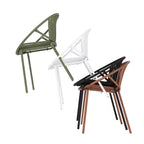 Ensemble de salle à manger d'extérieur 7 pièces extensible avec chaises empilables, table en bois d'acacia